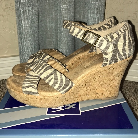 Zebra print wedges - Picture 3 of 4
